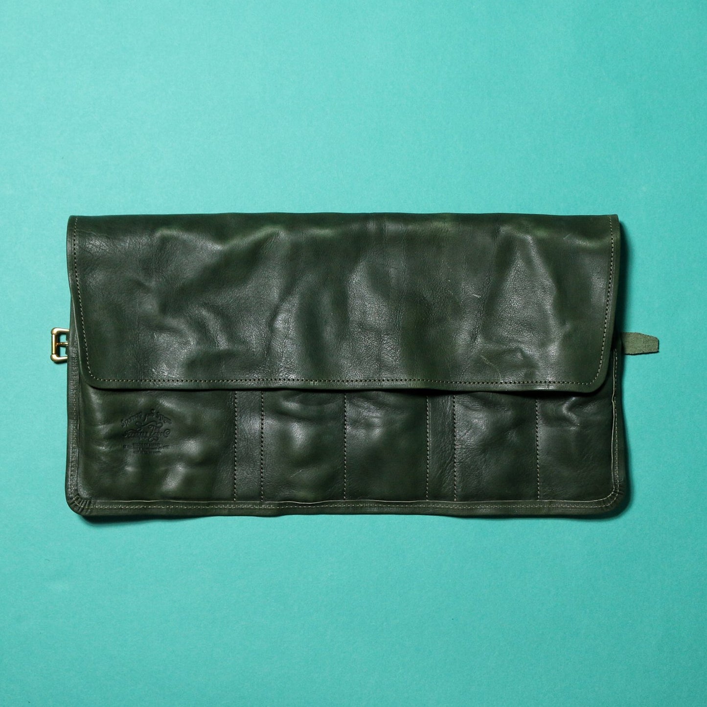 Nume Leather Roll Pen Case Long
